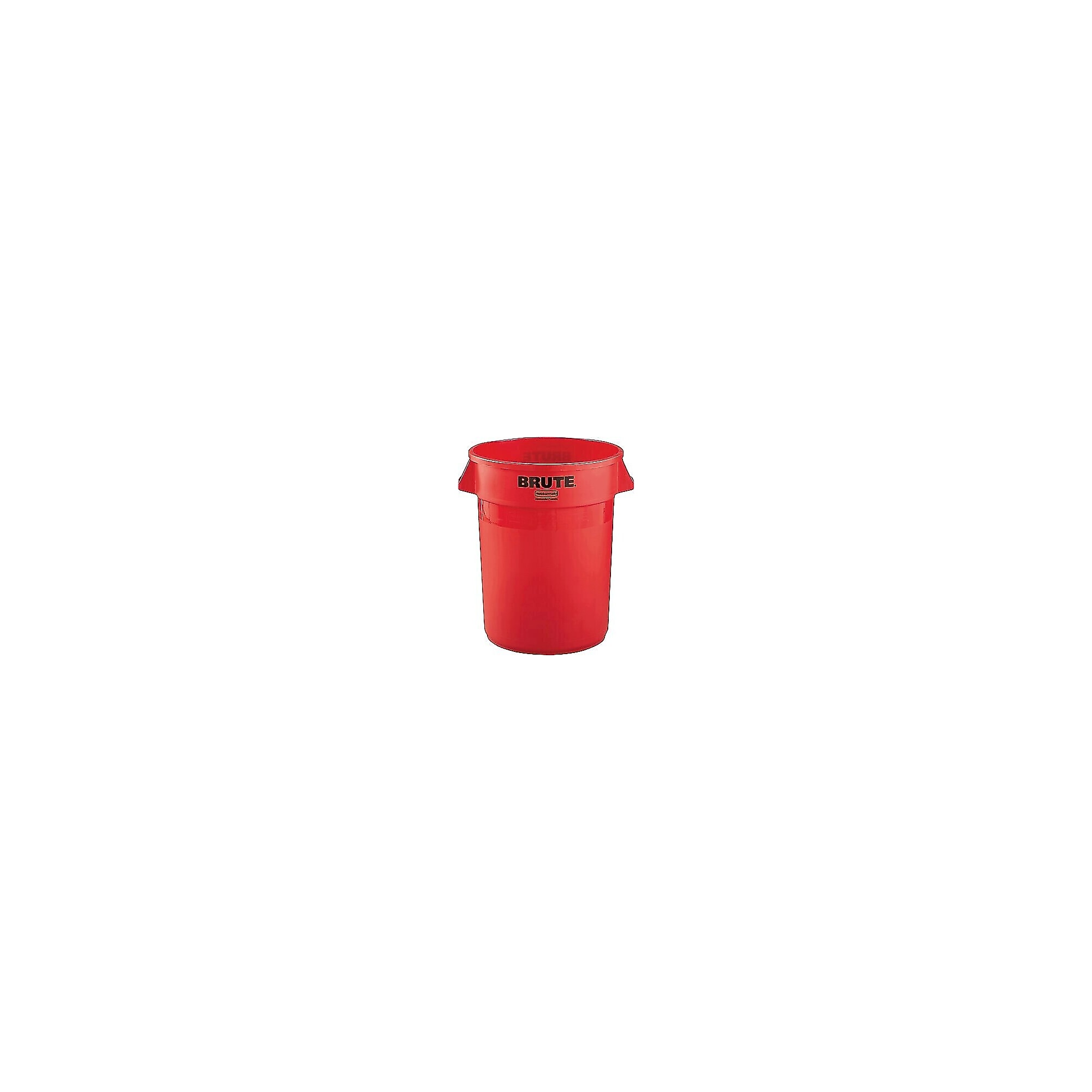 Rubbermaid Brute Plastic Trash Can with no Lid, Red, 32 gal. (FG263200RED) Sansujyuku sansujyuku.com