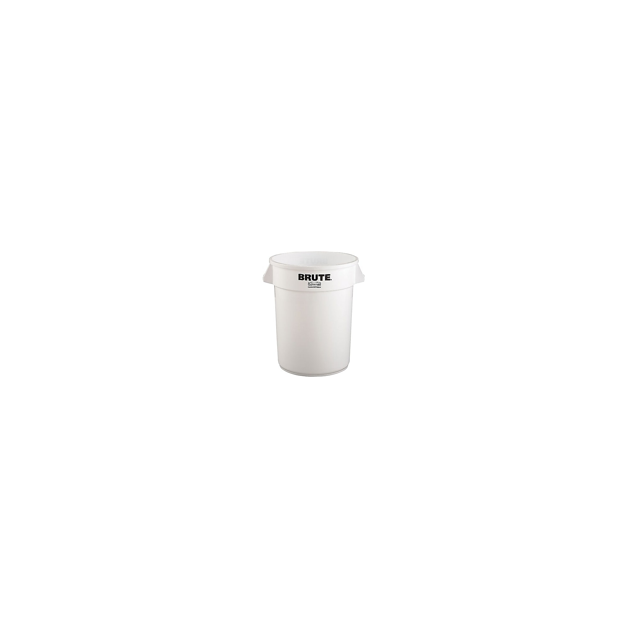 Rubbermaid Brute Plastic Trash Can with no Lid, White, 32 gal. (FG263200WHT) Sansujyuku sansujyuku.com