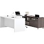 Bestar Pro-Linea U-Desk, Bark Grey/White (120895-47)~#|#~s0968690_sc7