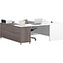 Bestar Pro-Linea U-Desk, Bark Grey/White (120895-47)~#|#~s0968691_sc7