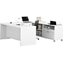 Bestar Pro-Linea 71" U-Desk, White (120861-17)~#|#~s0968714_sc7