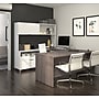 Bestar Pro-Linea 71" U-Desk with Hutch, White/Bark Grey (120880-47)~#|#~s0968728_sc7