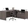 Bestar Pro-Linea 71"W L-Desk, Bark Grey (120863-47)~#|#~s0968776_sc7