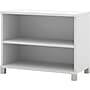 Bestar® Pro-Linea 28"H Laminate 2-Shelf Bookcase, White (120160-1117)~#|#~s0968815_sc7