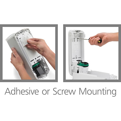 Brighton Professional™ADX12 Foam Soap Dispenser, White/Gray Staples