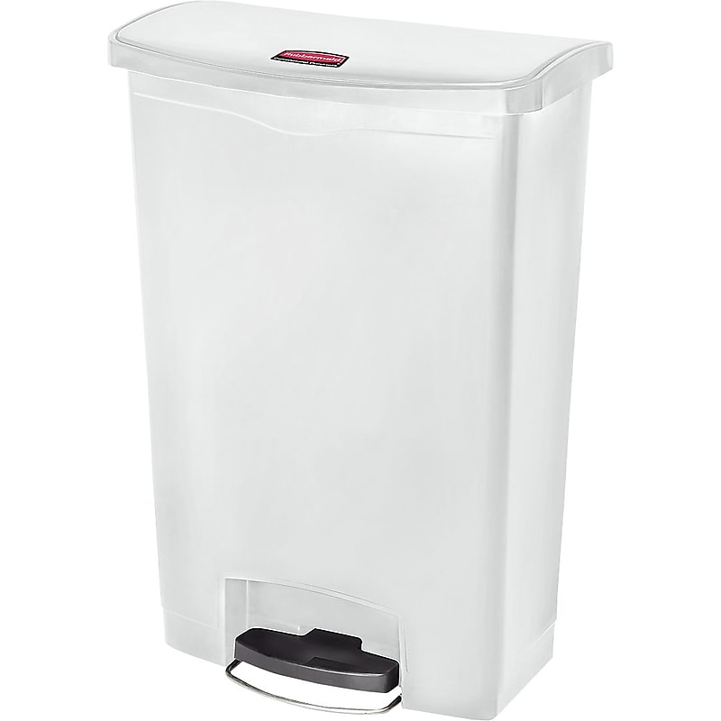 Rubbermaid® Slim Jim Resin Front Step-On Trash Can, 24 Gallons (1883561) image 1