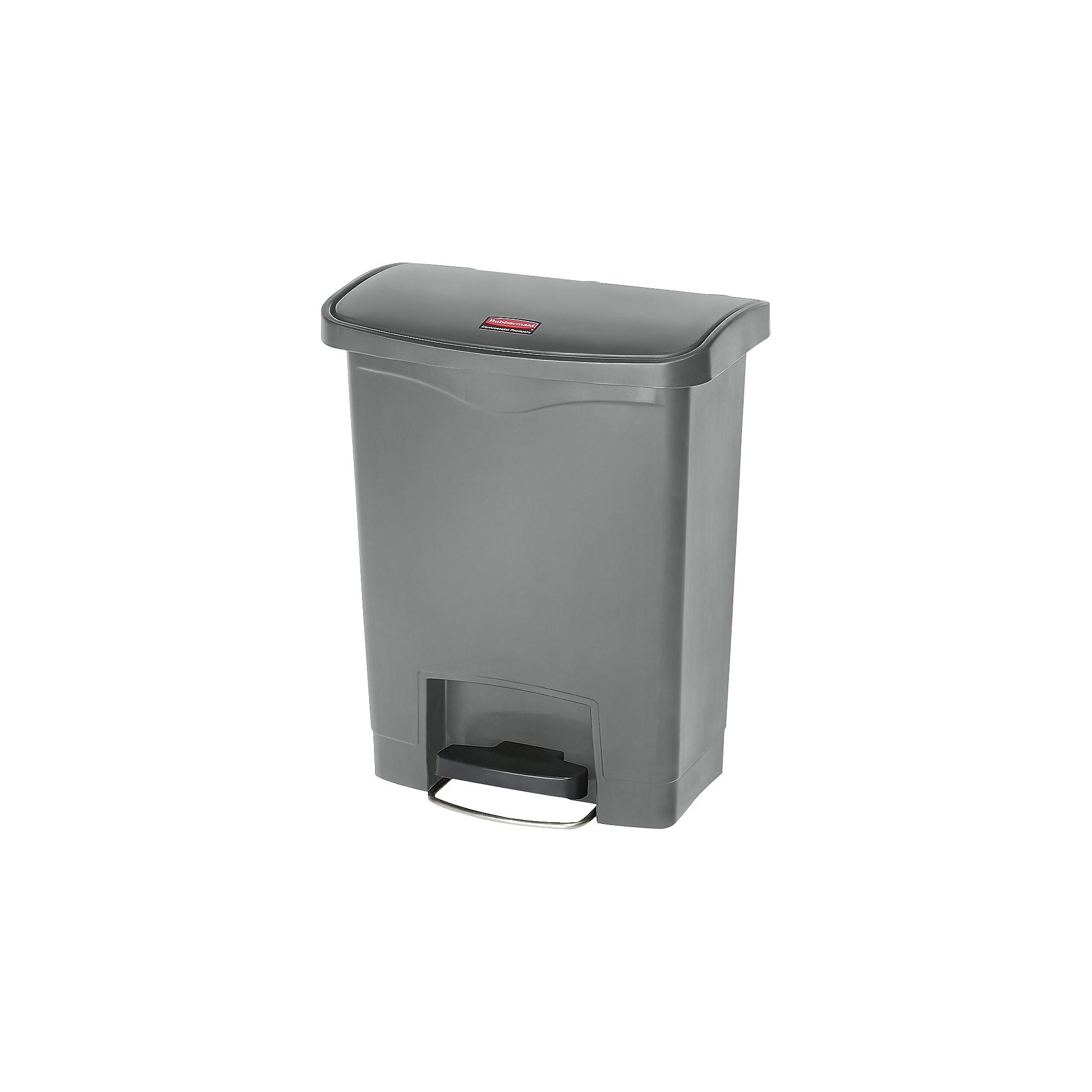 Rubbermaid Slim Jim Resin Front Step-On Trash Can, 8 Gallon, Gray Sansujyuku sansujyuku.com