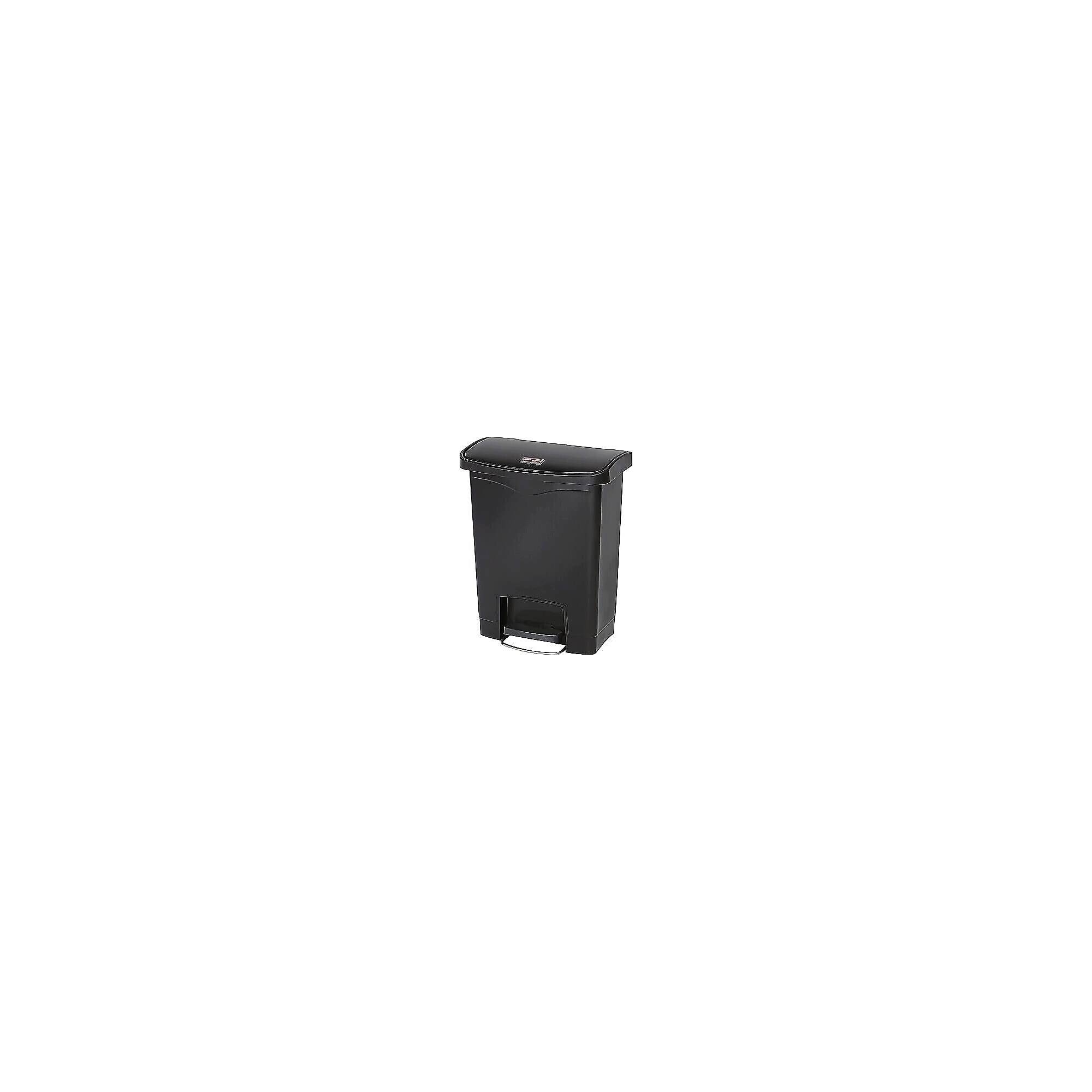 Rubbermaid Slim Jim Resin Front Step-On Trash Can, 8 Gallon, Black Sansujyuku sansujyuku.com