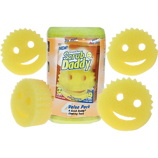 Scrub Daddy Polymer Foam Scratch Sponge 3 PK for sale online