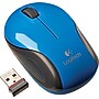Logitech M187 Wireless Ambidextrous Optical USB Mouse, Metallic Blue (910-002728)~#|#~s0970976_sc7