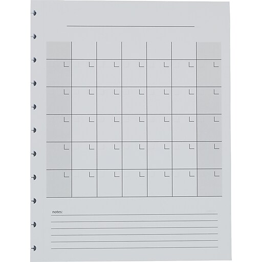 Staples Arc Notebook Systems Ruled Filler Paper, 8.5" x 11" (US letter