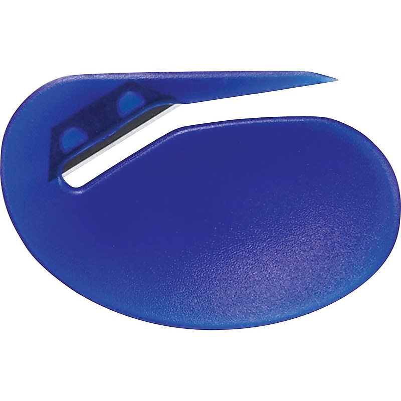 Officemate .75" Handle Letter Opener, Blue (OIC30310) image 1