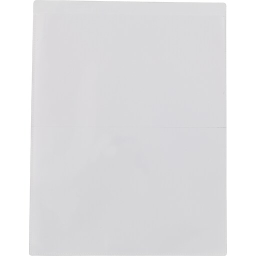 Staples® Heavyweight Job Ticket Holder, White, 50/Pack (28517) Staples