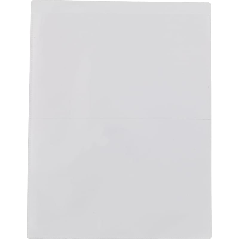 Staples Heavyweight Job Ticket Holder, 5" x 8", White, 50/Pack (28517) image 1