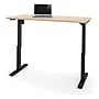 Bestar Universel 60"W Electric Height Adjustable Desk, Northern Maple (65867-38)~#|#~s0971996_sc7