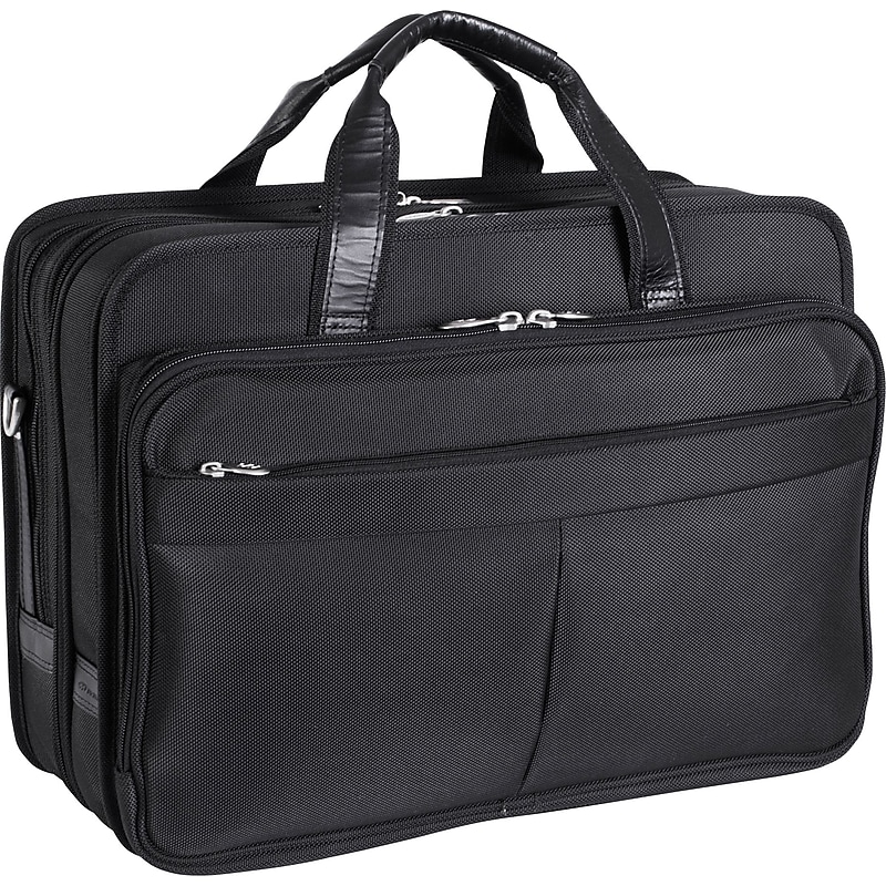 McKlein R Series Laptop Briefcase, Black Nylon (73985) image 1