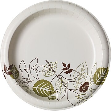 Dixie Ultra Pathways Heavy-Weight Paper Plates, 10”, 125/Pack (SXP10PATH)