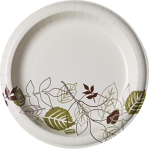 Dixie Ultra Pathways Heavy-Weight Paper Plates, 10”, 125/Pack (SXP10PATH)