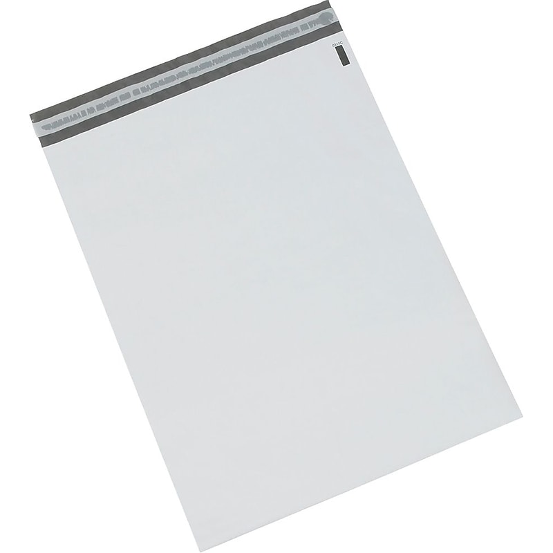 14.5" x 19" Self-Sealing Poly Mailer, White, 100/Carton (B876100PK) image 1