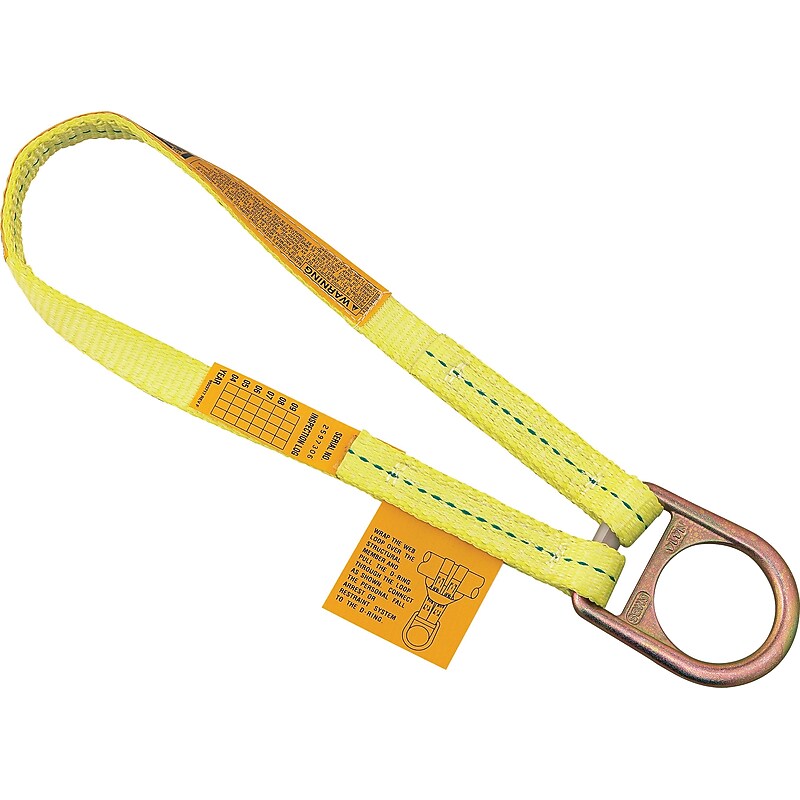 Capital Safety DBI-Sala D-Ring Extension, 420 lb. Capacity, Yellow/Gold (098-1201390) image 1