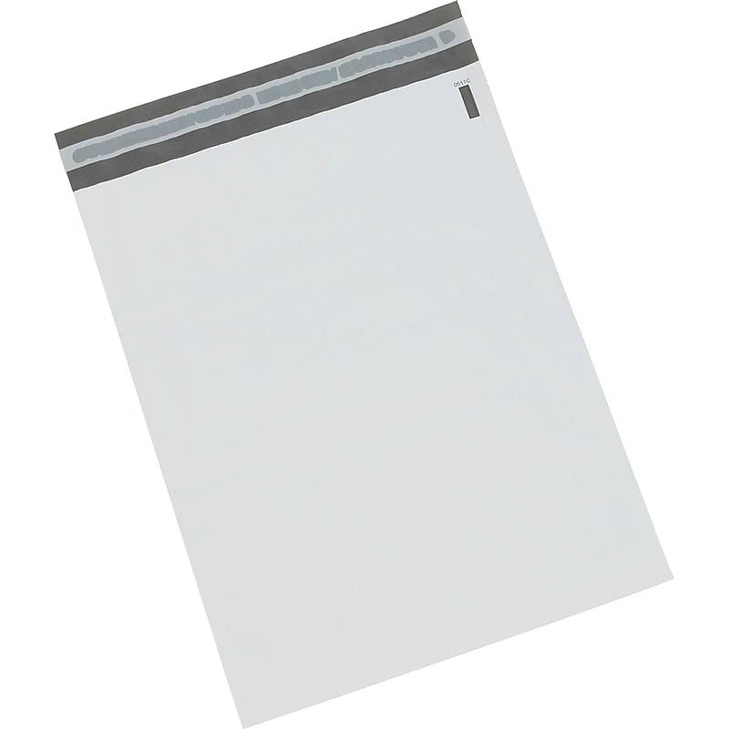 14" x 17" Poly Mailers, White, 100/Case  (B879100PK) image 1