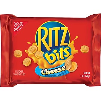 Nabisco Ritz Bits Cheese Cracker Sandwiches, 1 oz, 12/Pack (GEN00091)