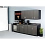 Safco® Modular Break Room Breakroom Wall Cabinet, Asian Night/Black, 30"H x 36"W x 14"D~#|#~s0973350_sc7