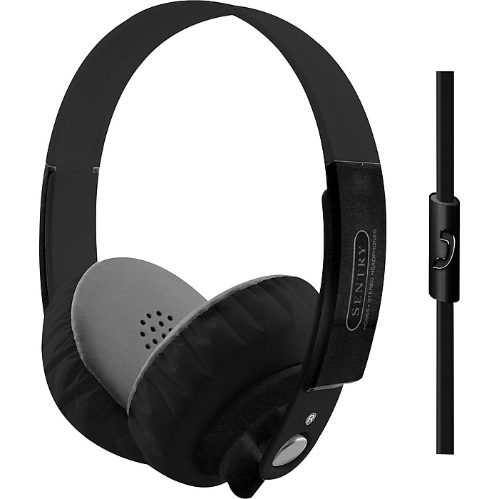 Sentry Platinum Headphones, Black | Staples