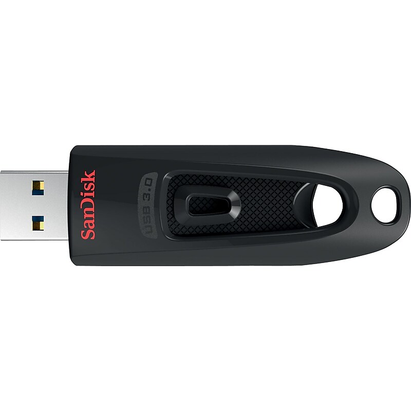 SanDisk Ultra 256GB USB 3.0 Type-A Flash Drive, Black (SDCZ48-256G-A46) image 1