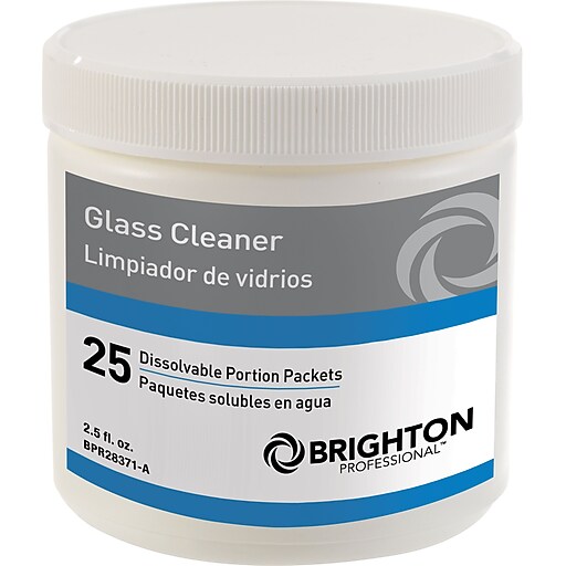 Brighton Professional™ Dissolvable Portion Packets Glass Cleaner, 25