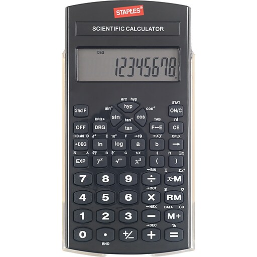 Staples Black Scientific Calculator Staples