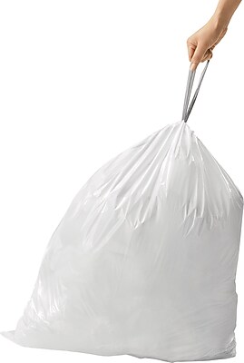 simplehuman® Custom Fit Trash Bags, Code N, 12-13 Gallon, 200 Bags/Box ...