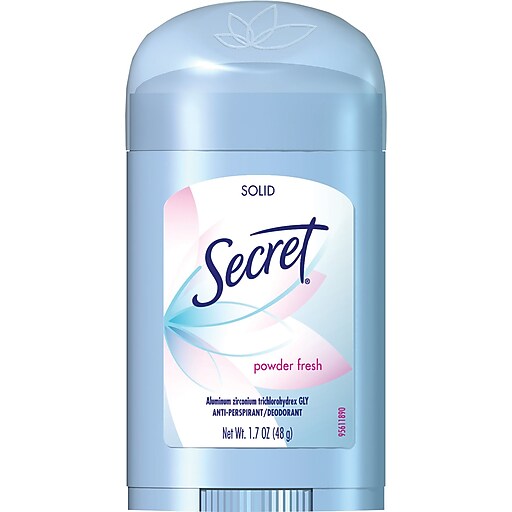 Secret® Original Solid Deodorant, Powder Fresh Scent, 1.7 oz. Staples