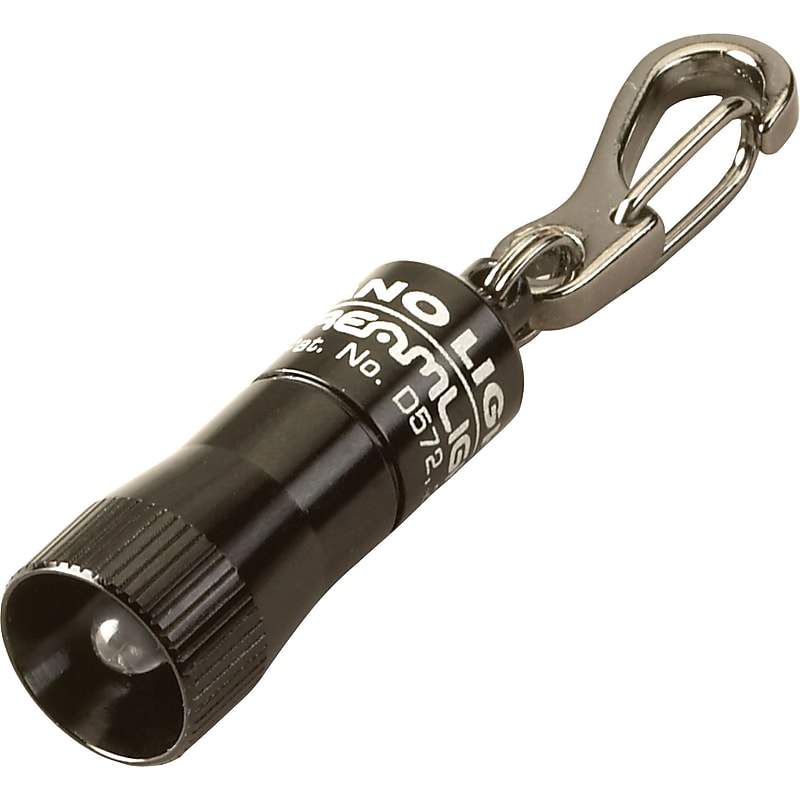Streamlight® Nano Light® Keychain Flashlight w/Alkaline Batteries, Black image 1