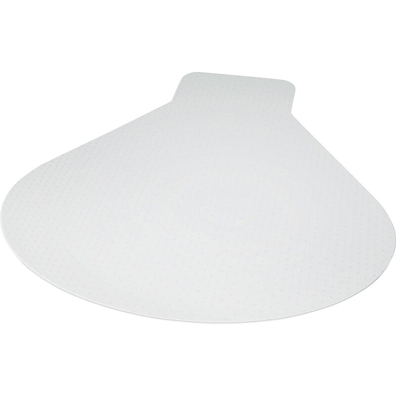 Staples® Carpet Chair Mat, Medium-Pile, Clear (28594) image 1