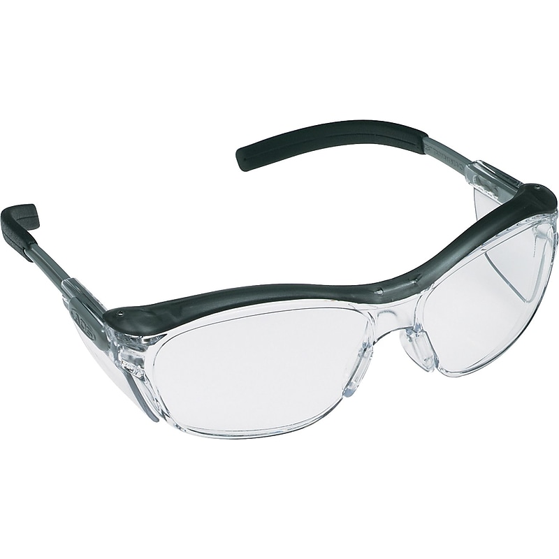 3M Occupational Health & Env Safety Glasses, Gray/Black image 1
