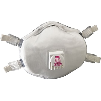 3M™ Disposable Particulate Respirator,8293, P100, Non-Oil Particulates