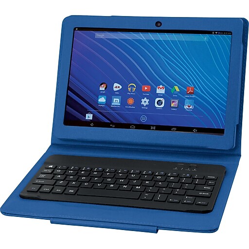 NuVision 13.3" Quad Core Refurbished Tablets w/ Stand, Keyboard Case