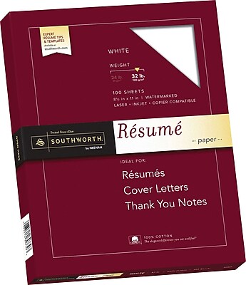 SOUTHWORTH 100 Cotton Resume Paper - S0976949 Sc7