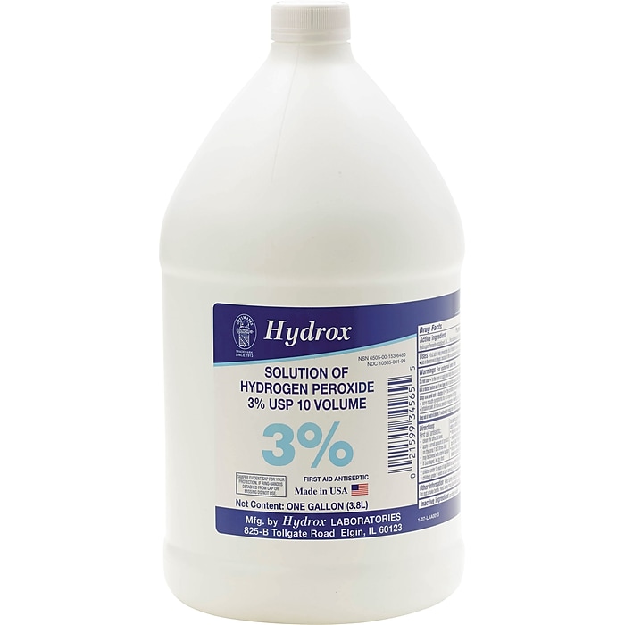 Medline, Hydrogen Peroxide 3%, 1 gallon, 4/Carton (MDS098002