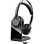 Poly Voyager Focus MS Active Noise Cancelling Bluetooth On Ear Phone & Computer Headset, Black/Gray (202652-102)~#|#~s0978112_sc7