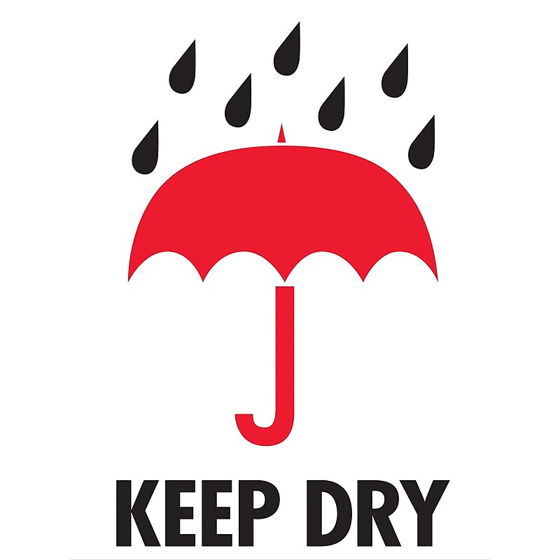Tape Logic Keep Dry Shipping Label, 3" x 4", 500/Roll image 1