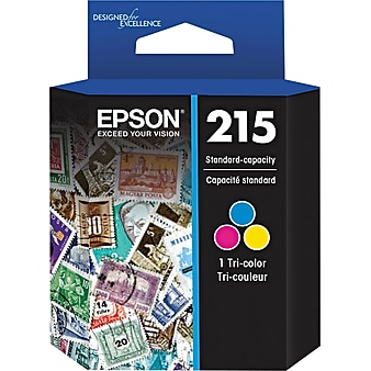 Epson T215 Tri-Color Standard Yield Ink Cartridge