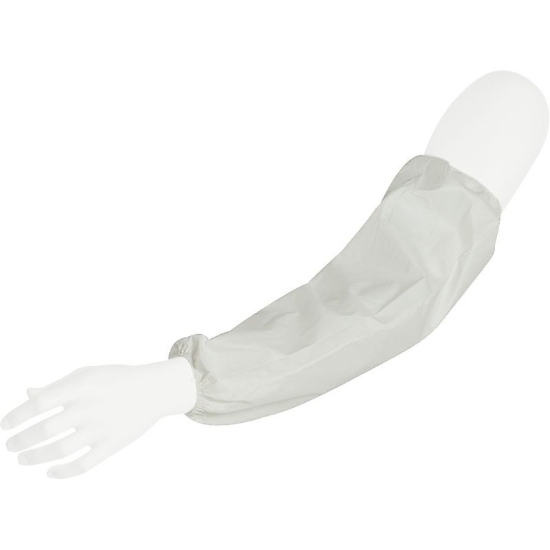 DuPont® ProShield® NexGen® Sleeves Elastic Top/Wrist, 18" White, 200/Carton image 1