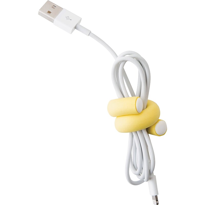 UT Wire 5" Flexi Ties, Yellow/Pink/Blue, 8/Pack image 1