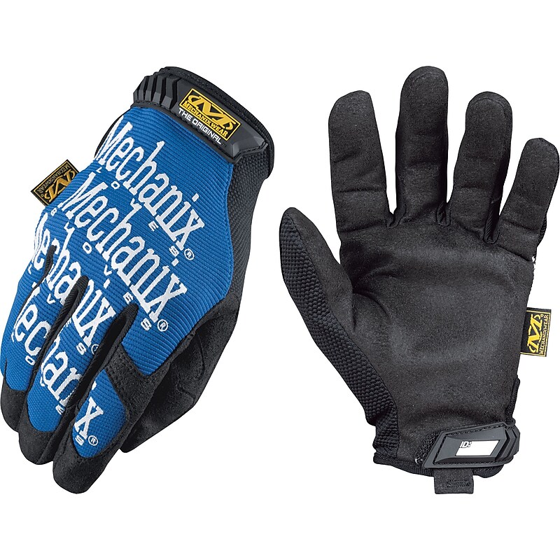 Mechanix Wear® Original® High Dexterity Gloves, Spandex/Synthetic, Hook & Loop Cuff, Medium, Blue image 1