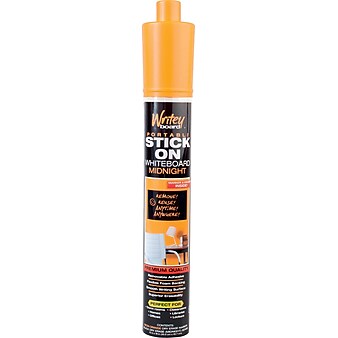 Writey® Restickable Dry Erase Whiteboard, 12 x 18 in, Glossy Black (70012)