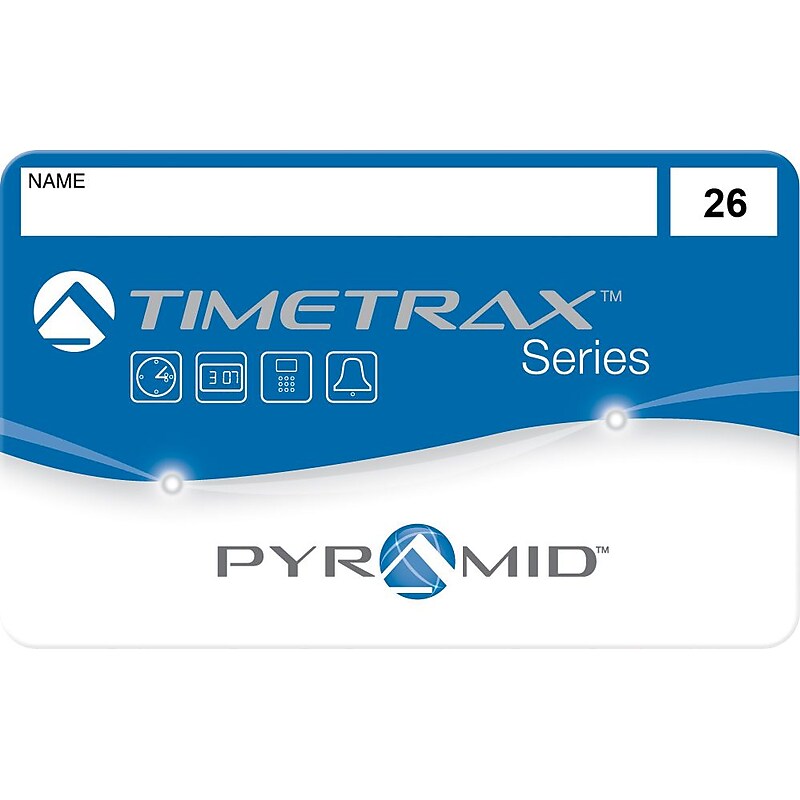 Pyramid TimeTrax Swipe Cards, 26-50 image 1
