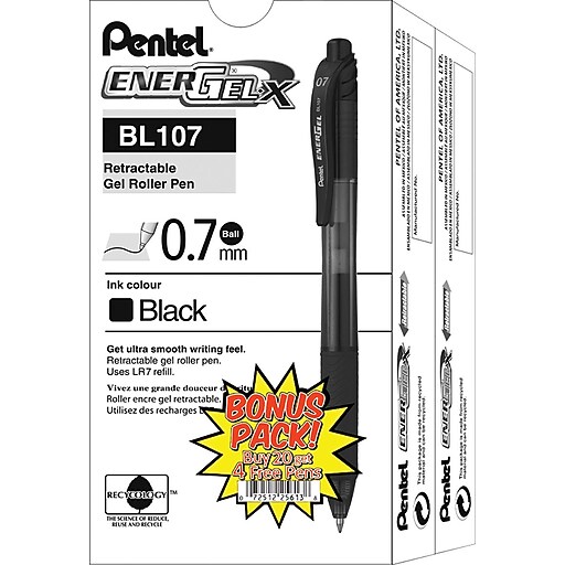 EnerGel-X RollerGel Pen Fine Line, Needle Tip — Pentel of America