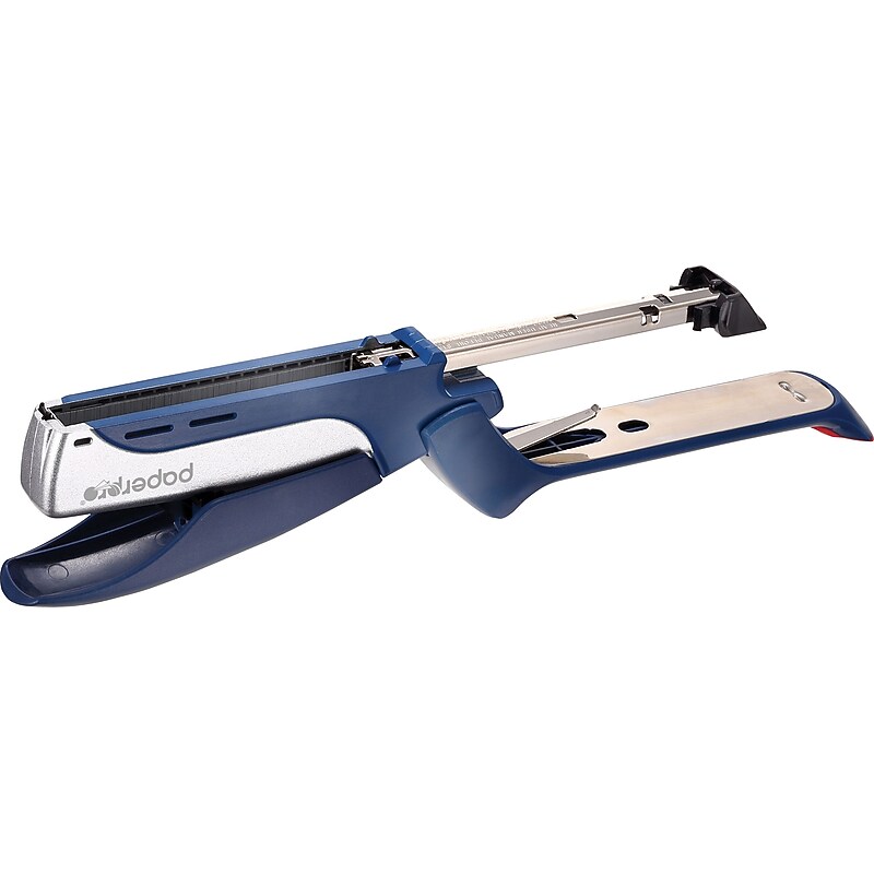 PaperPro® Prodigy® Full Strip Metal Desktop Stapler, 25 Sheet Capacity, Blue/Silver image 1